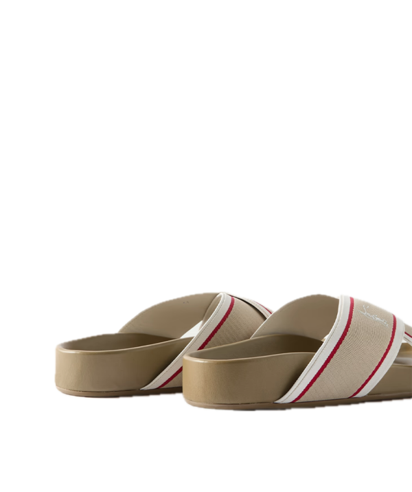 CHRISTIAN LOUBOUTIN Striped Webbing Sandals - Image 5