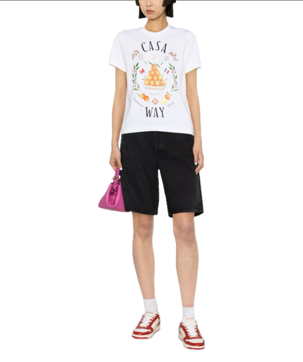 Casablanca Casa Way organic cotton T-shiRT - Image 2