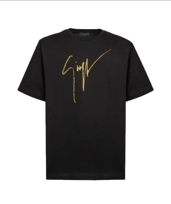 Giuseppe Zanotti Rhinestone-Embellished Logo T-shirt