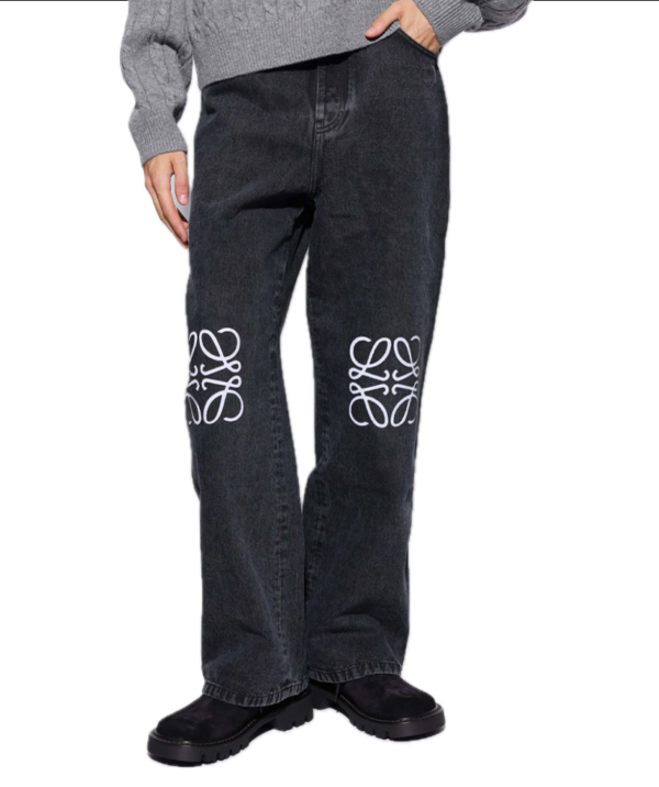 Loewe Anagram Wide-Leg Jeans - Image 3