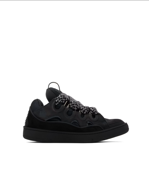Lanvin Black Curb Sneakers