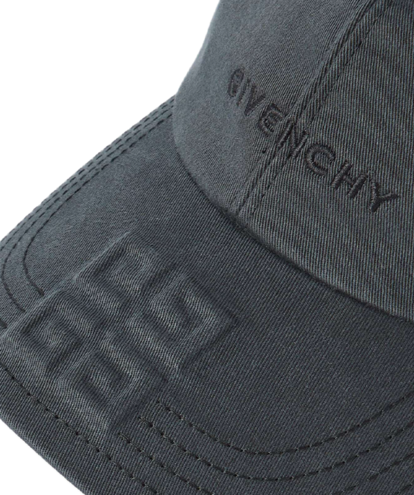 Givenchy  Logo-embroidered embossed cotton-twill baseball cap - Image 3