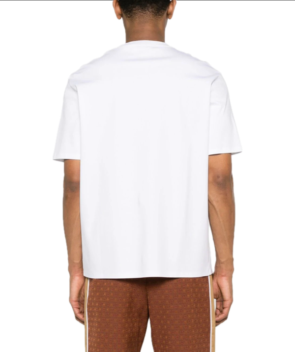 Lanvin logo-embroidered cotton T-shirt - Image 3