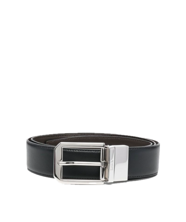 Zegna Buckle-fastening leather belt