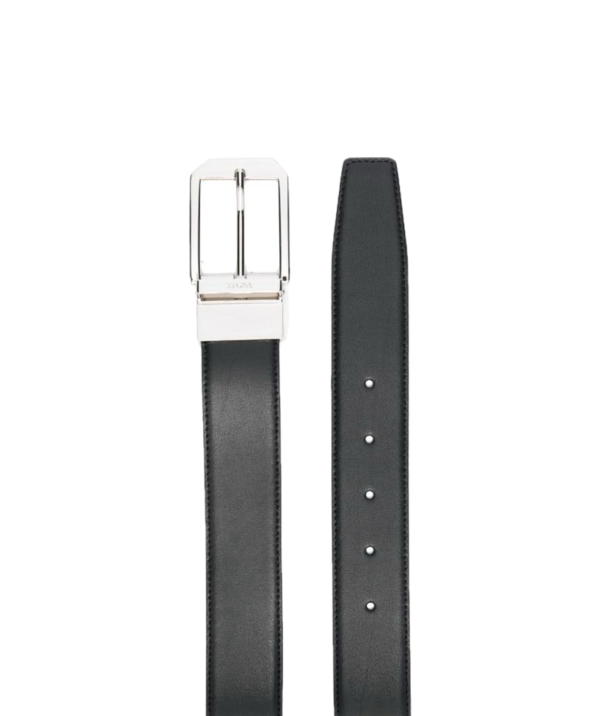 Zegna Buckle-fastening leather belt - Image 2