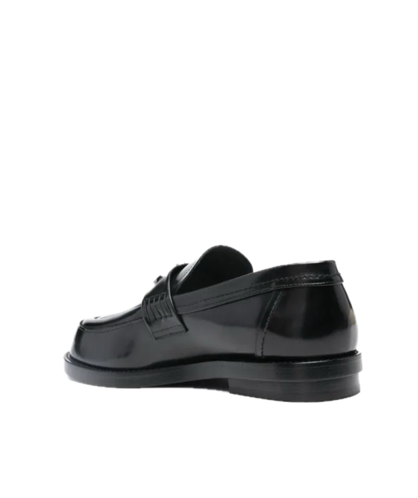 Alexander McQueen Logo-plaque leather loafers - Image 3