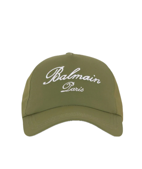 Balmain Logo-embroidered baseball cap