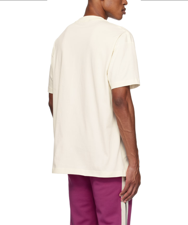 Palm Angels Off-White & Black 'Bear In Mind' T-shirt - Image 4