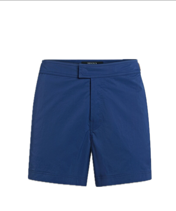 Zegna 232 Road Brand Mark Swim Trunks