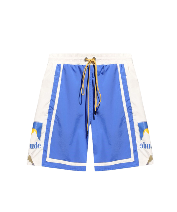 Rhude logo-print track shorts