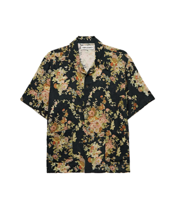 Our Legacy Elder Camp-collar floral-print cotton shirt