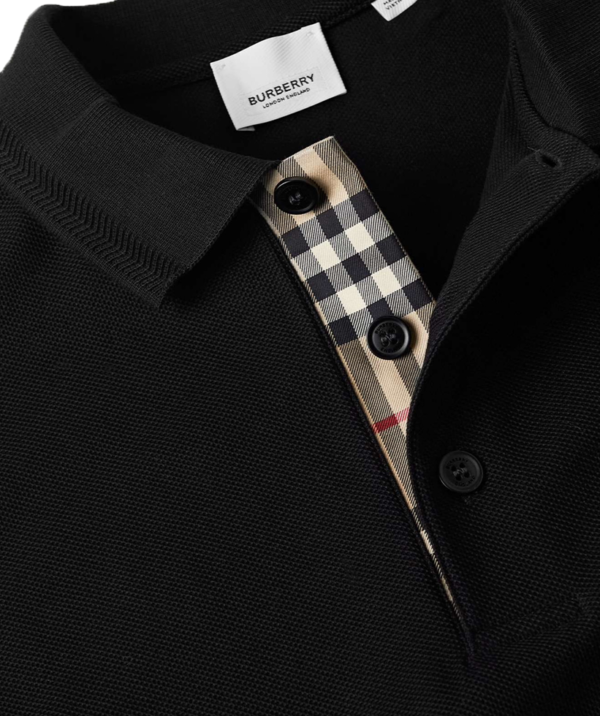 Burberry Logo-embroidered cotton-piqué polo shirt - Image 2