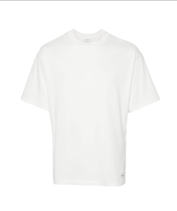 Saint Laurent logo-patch T-shirt