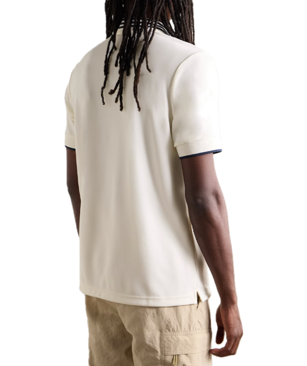 Adidas Originals Striped logo-Appliquéd Jersey Polo shirt - Image 2