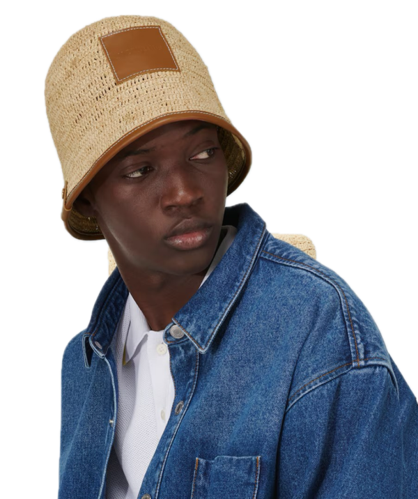 Jacquemus Le Bob Soli raffia bucket hat - Image 2