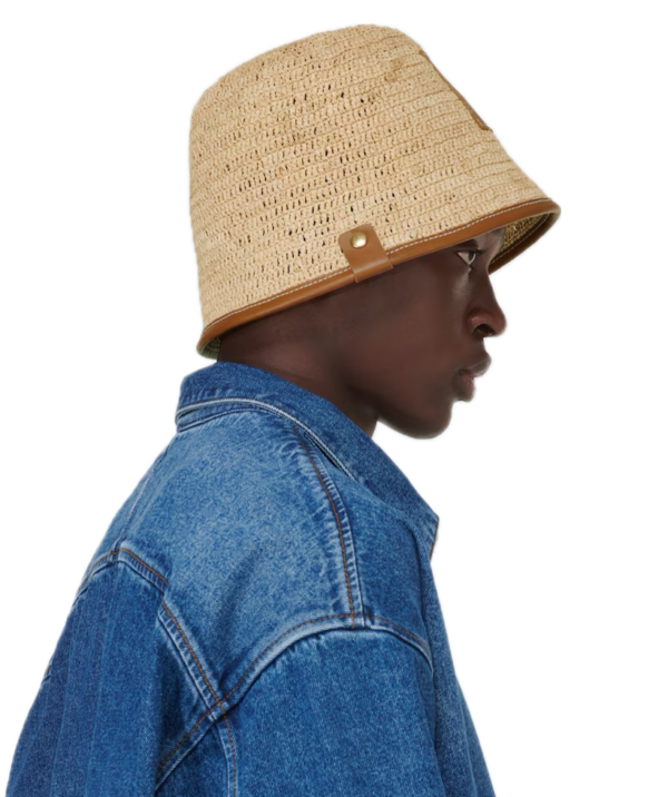 Jacquemus Le Bob Soli raffia bucket hat - Image 3