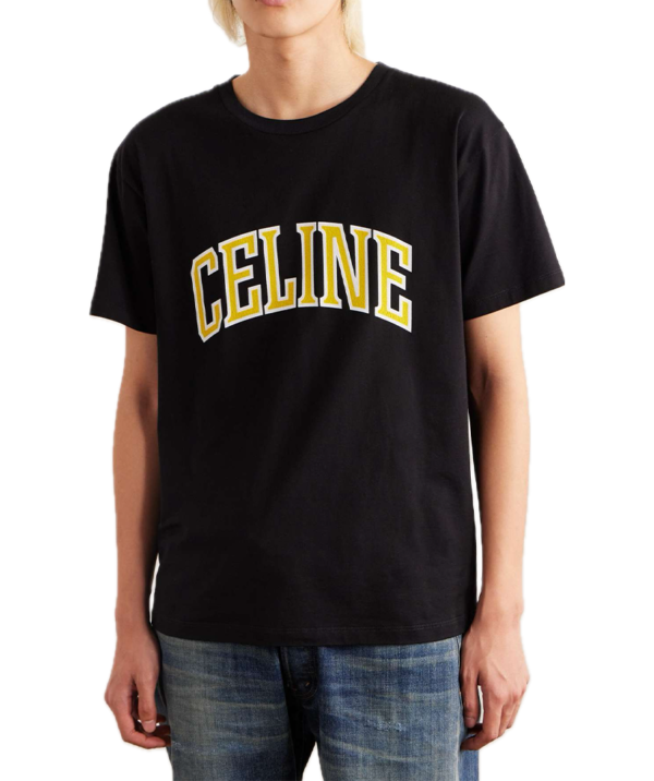 Celine Homme Logo-print cotton-jersey T-shirt - Image 2