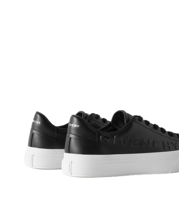 Givenchy City sport Logo-Embossed Leather Sneakers - Image 2