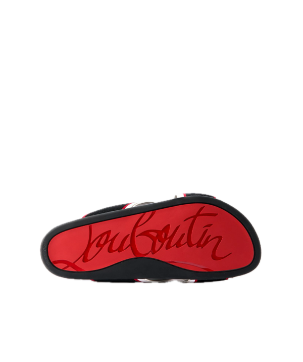 CHRISTIAN LOUBOUTIN Striped Webbing Sandals - Image 3
