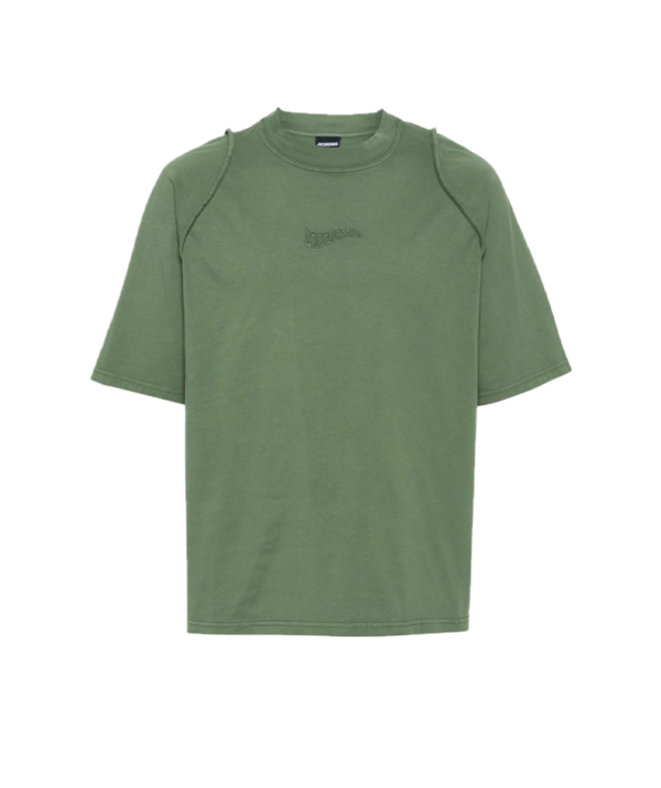 Jacquemus Le T-shirt Camargue logo-embroidered top