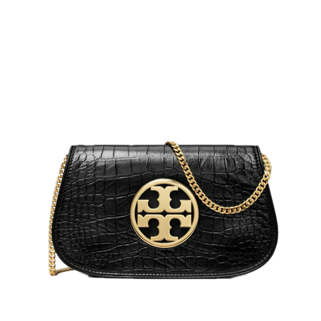 Tory Burch Reva crocodile-effect crossbody bag