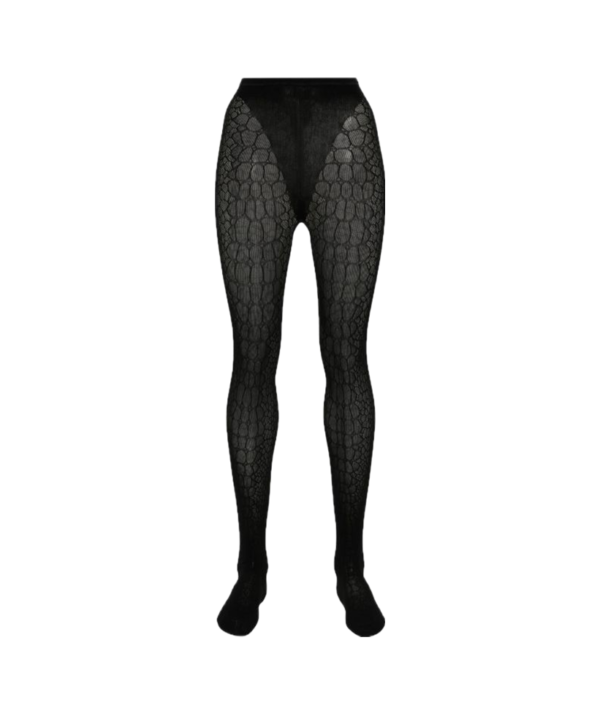 Alaïa Crocodile-patterned tights
