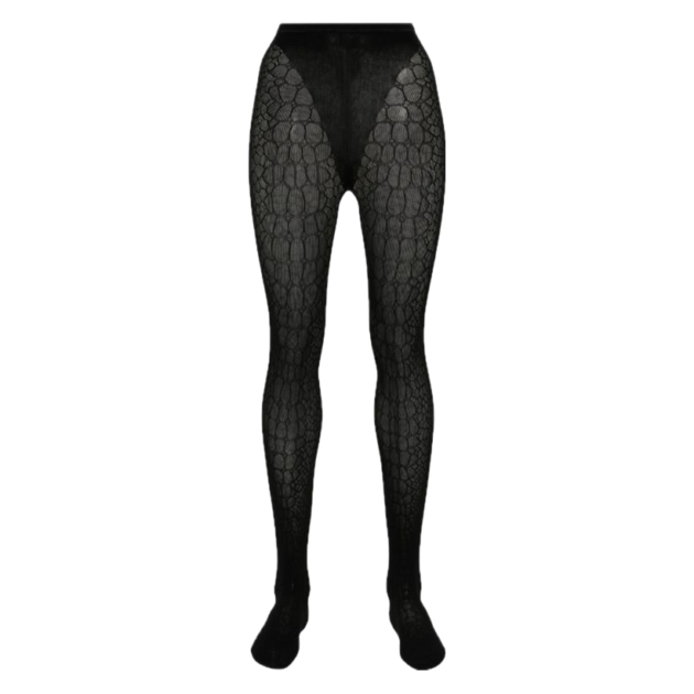 Alaïa Crocodile-patterned tights