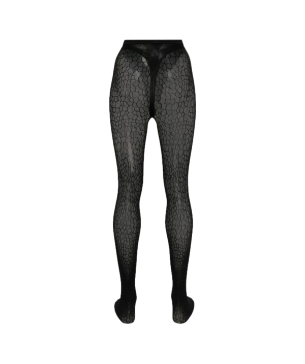 Alaïa Crocodile-patterned tights - Image 2