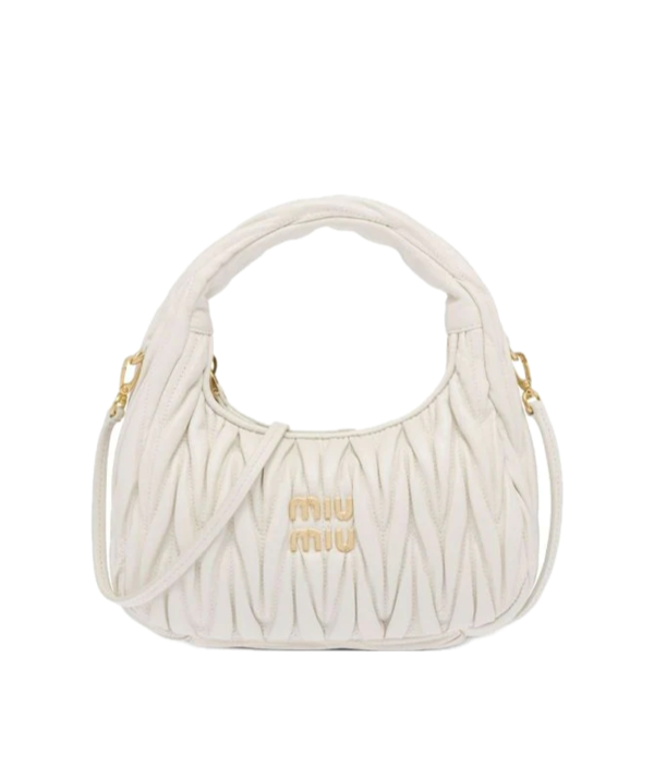 Mid Miu Mini wander matelassé shoulder bag