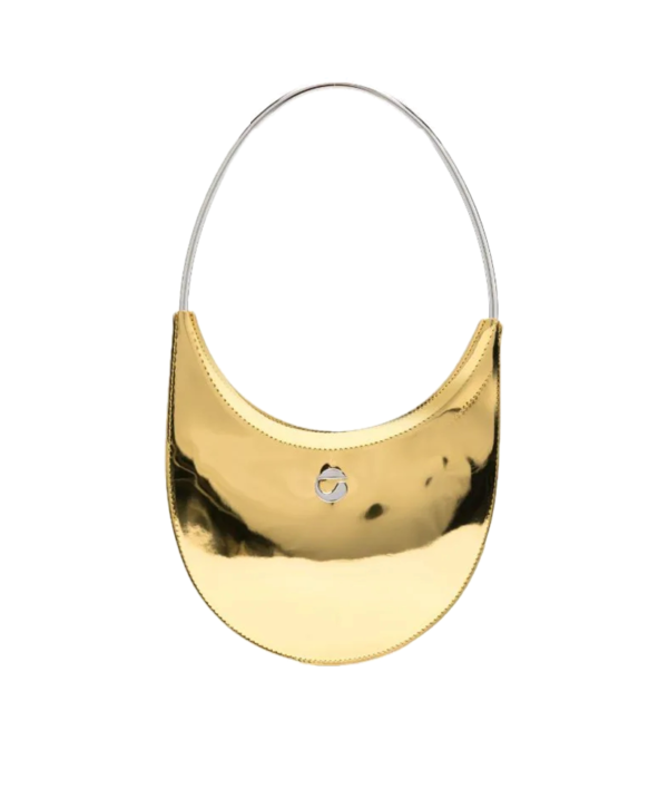 Coperni Swipe metallic shoulder bag