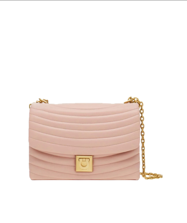 Ferragamo Gancini quilted shoulder bag