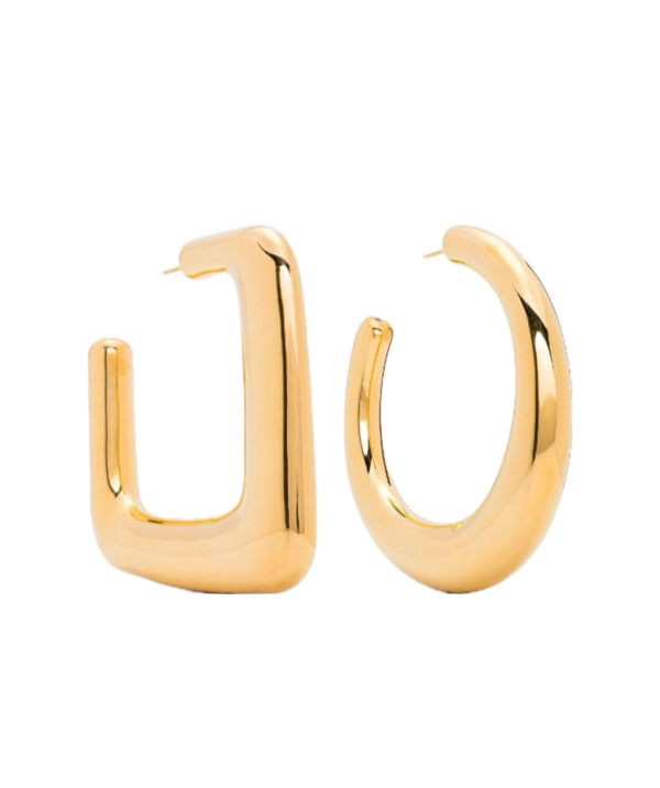 Jacquemus Les Grandes Créoles Ovalo hoop earrings