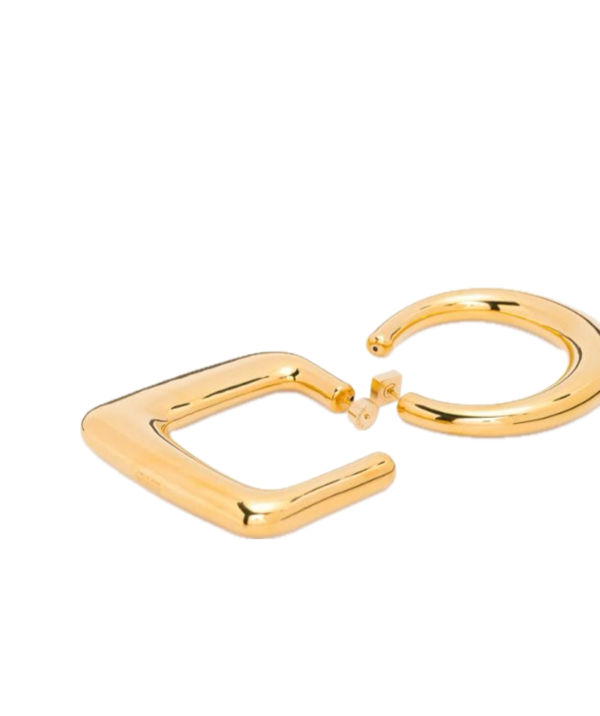 Jacquemus Les Grandes Créoles Ovalo hoop earrings - Image 3