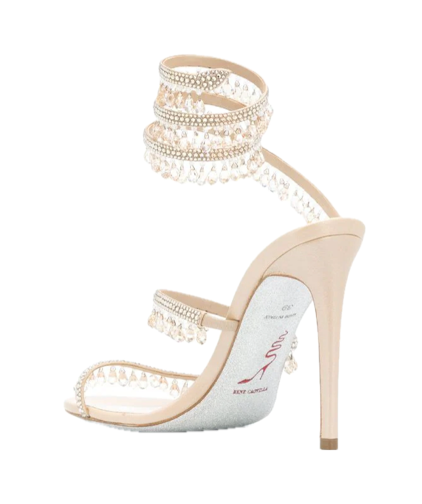 René Caovilla Crystal-embellished sandals - Image 2