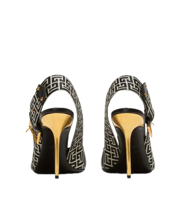 Balmain Ruby monogram slingback pumps - Image 2