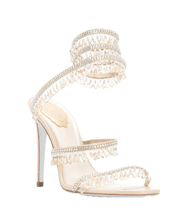 René Caovilla Crystal-embellished sandals - Image 3