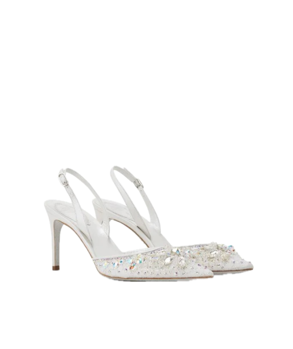 René Caovilla Cinderella 80mm leather pumps - Image 2