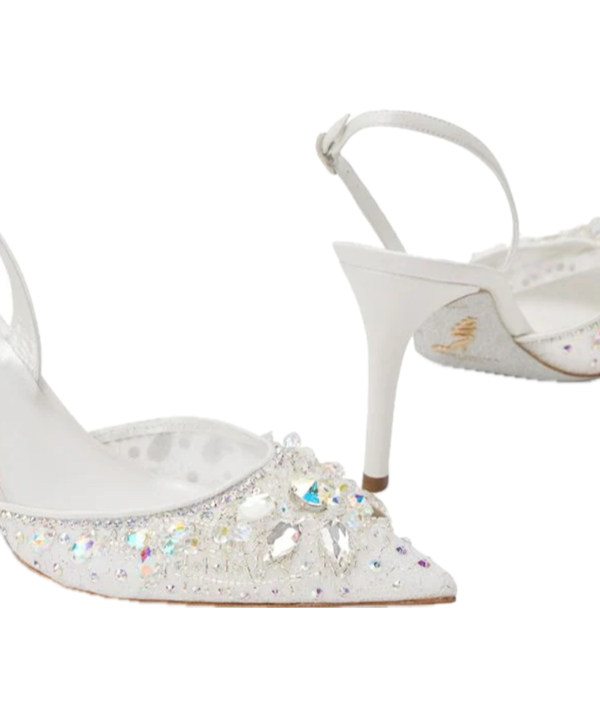 René Caovilla Cinderella 80mm leather pumps - Image 3