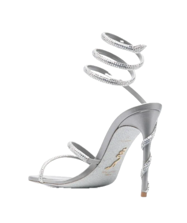 René Caovilla Margot 100mm leather Sandals - Image 2