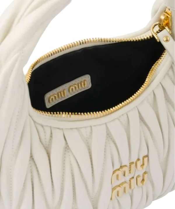 Mid Miu Mini wander matelassé shoulder bag - Image 3