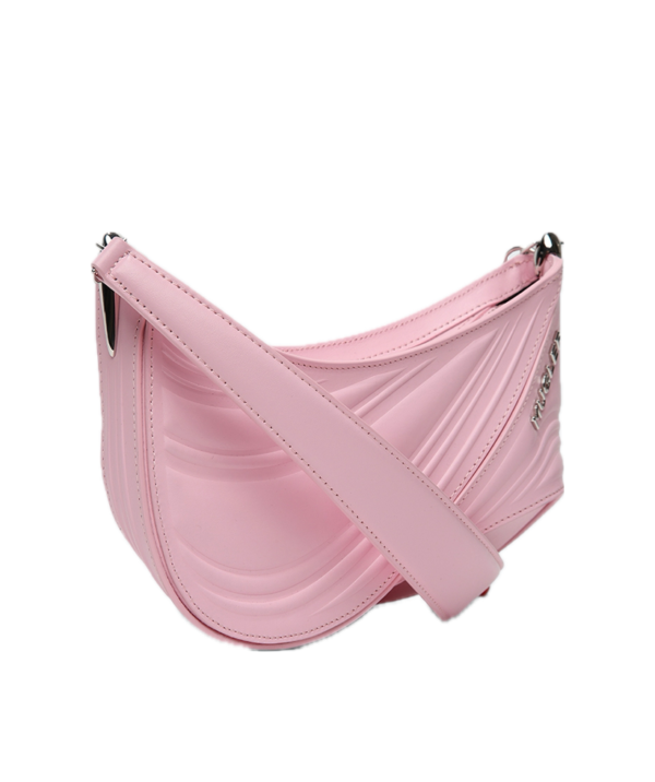 Mugler Small embossed spiral curve 01 shoulder bag - Image 3