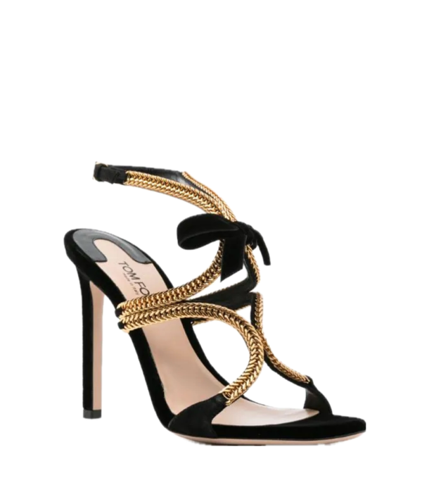 Tom Ford Paradiso 105mm velvet sandals - Image 2