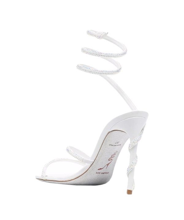 René Caovilla Cecile Rhinestone Sandals - Image 2