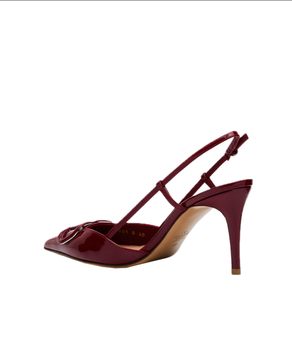 Valentino Garavani VLogo Patent Slingback Pumps - Image 2