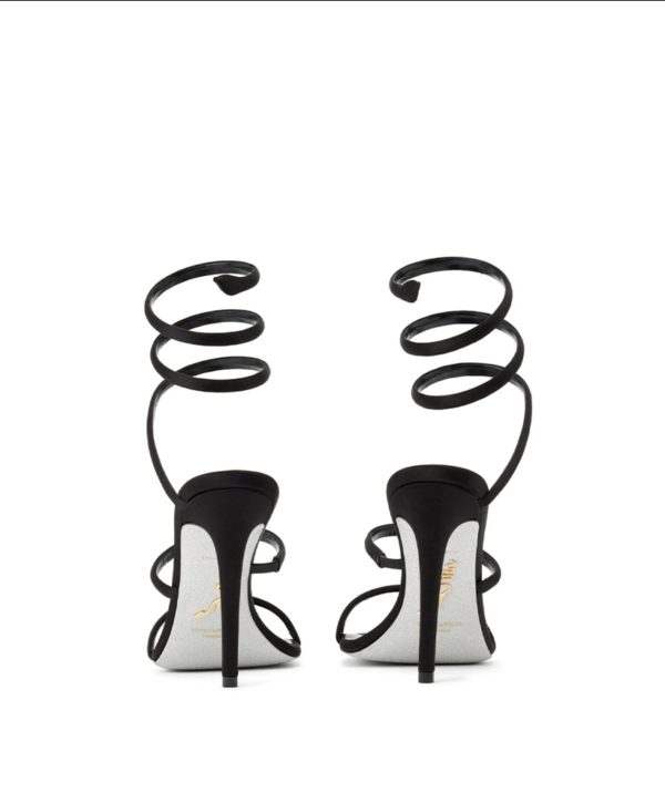 René Caovilla Cleo satin sandals - Image 3