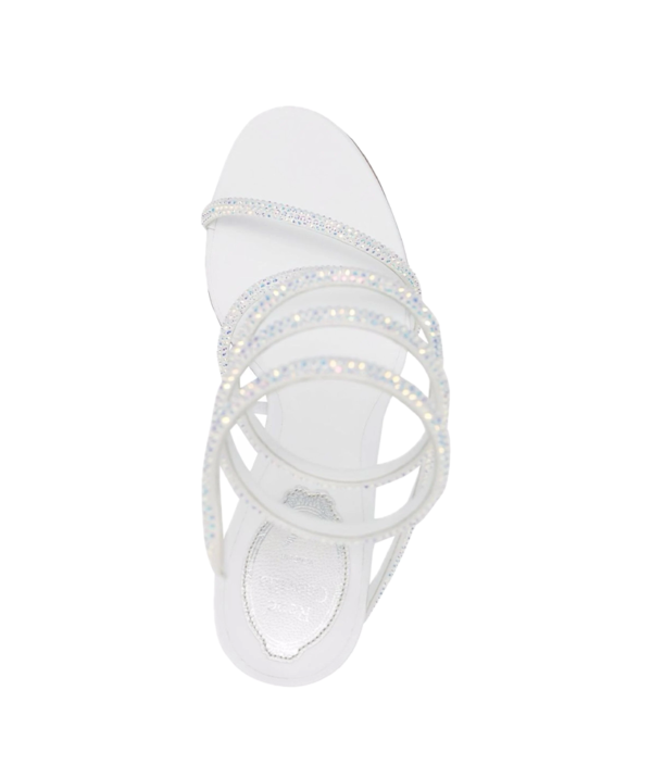 René Caovilla Cecile Rhinestone Sandals - Image 3