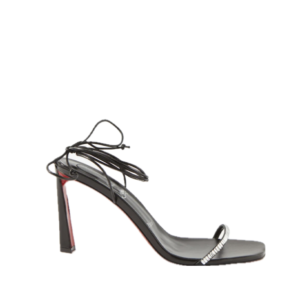 Christian Louboutin Condora Lacestrass 85 leather sandals