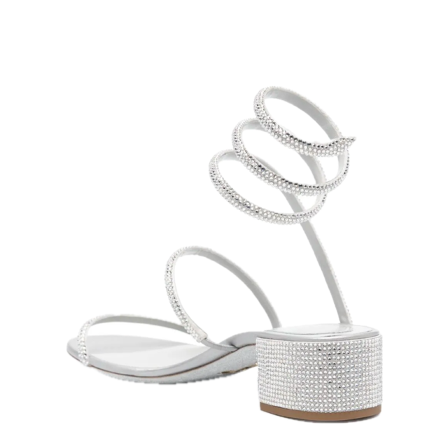 René Caovilla Cleo crystal-embellished sandals