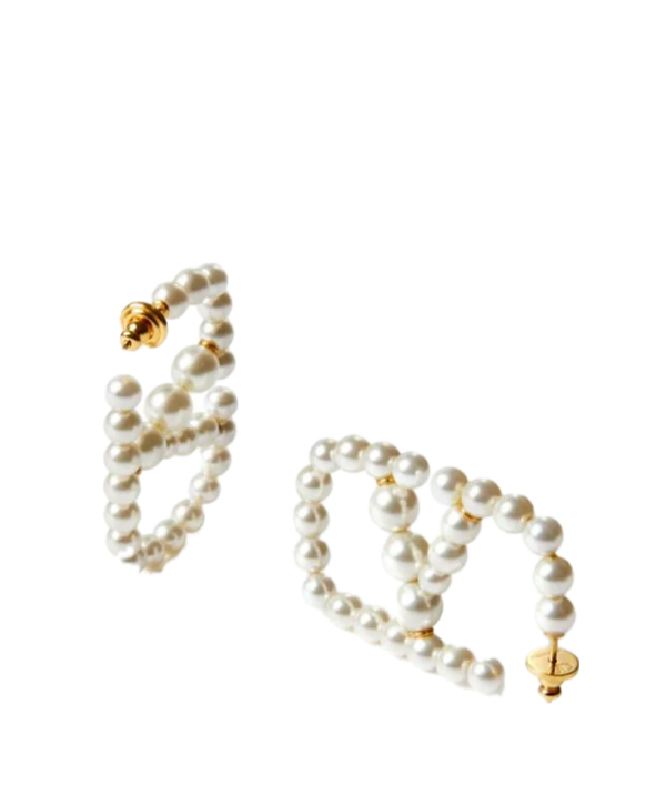 Valentino Garavani Vlogo signature pearl earrings - Image 2