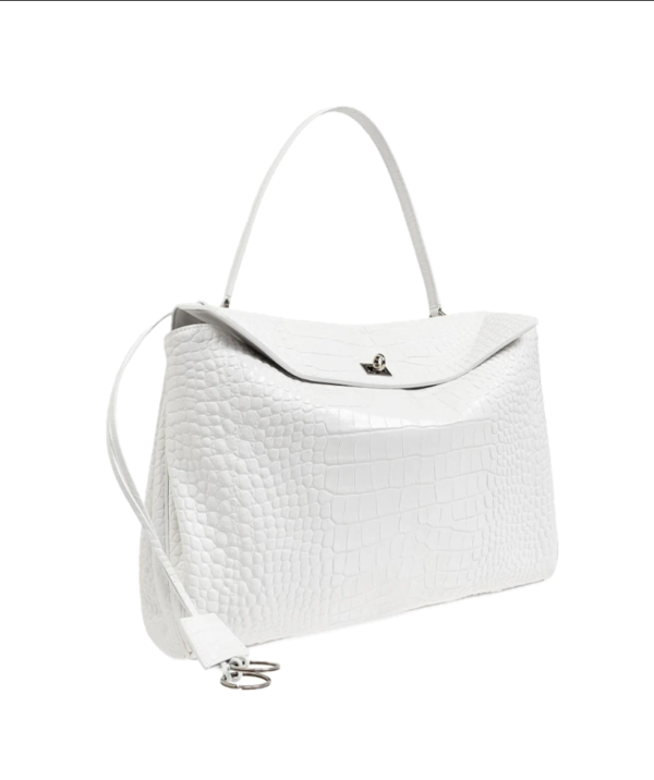 Balenciaga large Rodeo croc-embossed tote bag - Image 3